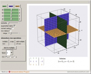 نظمات المعادلات الخطية